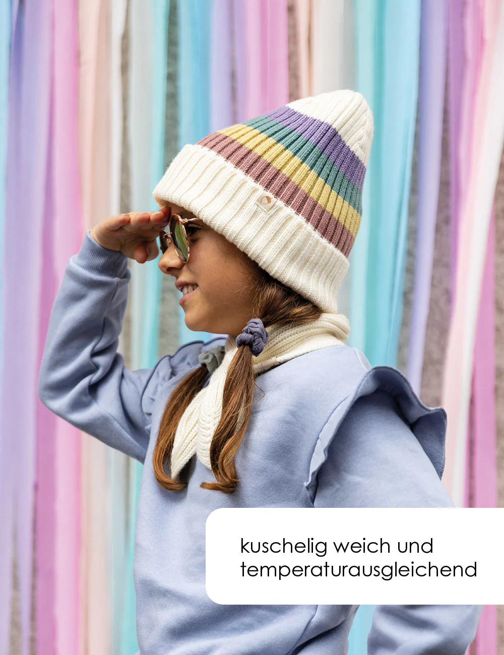Oh Chapo Beanie Regenbogen Wolle Merino Oh Chapo Beanie Regenbogen Wolle Merino
