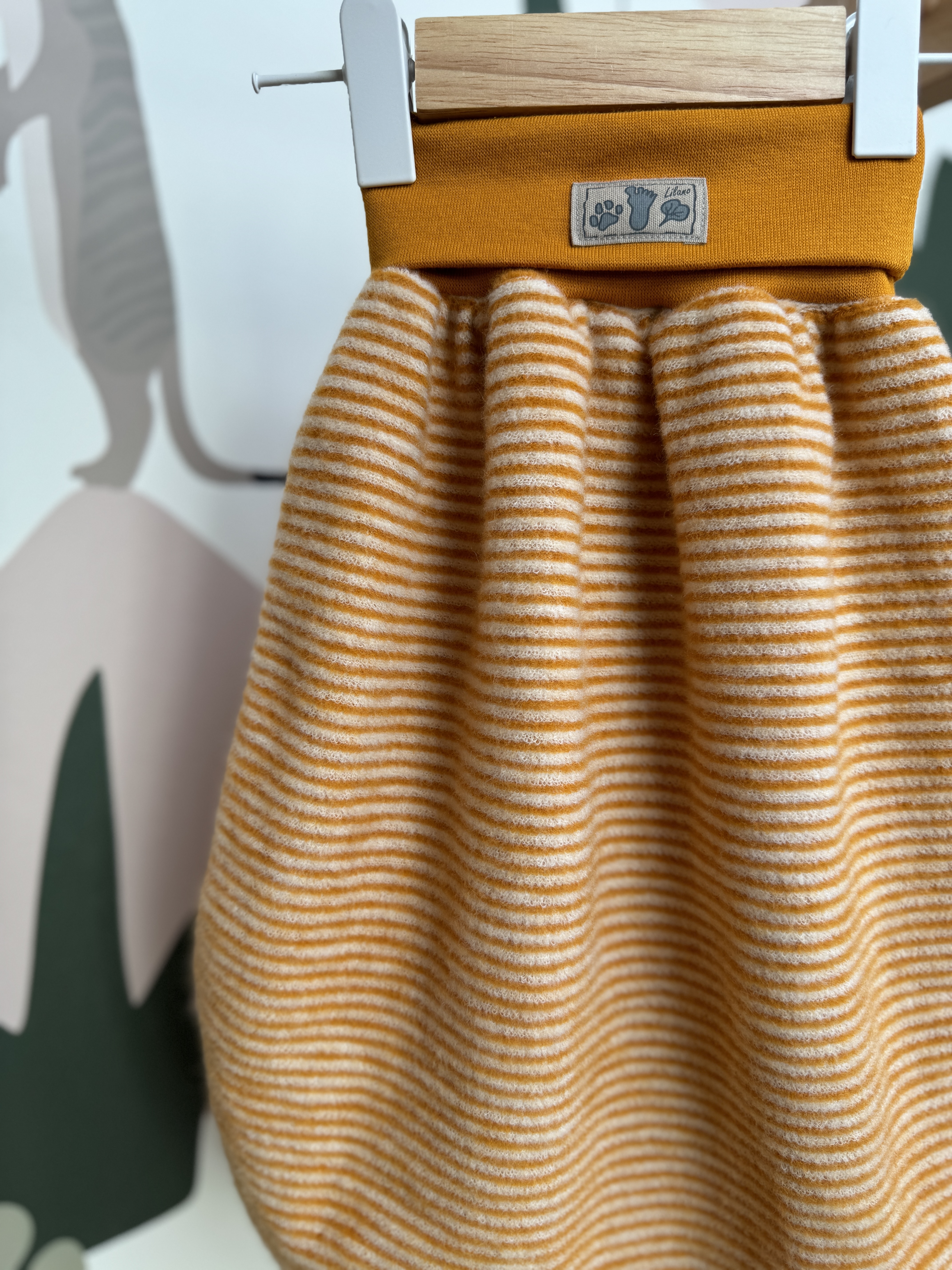 Lilano Wickelsack Wollfrotteeplüsch Ringel