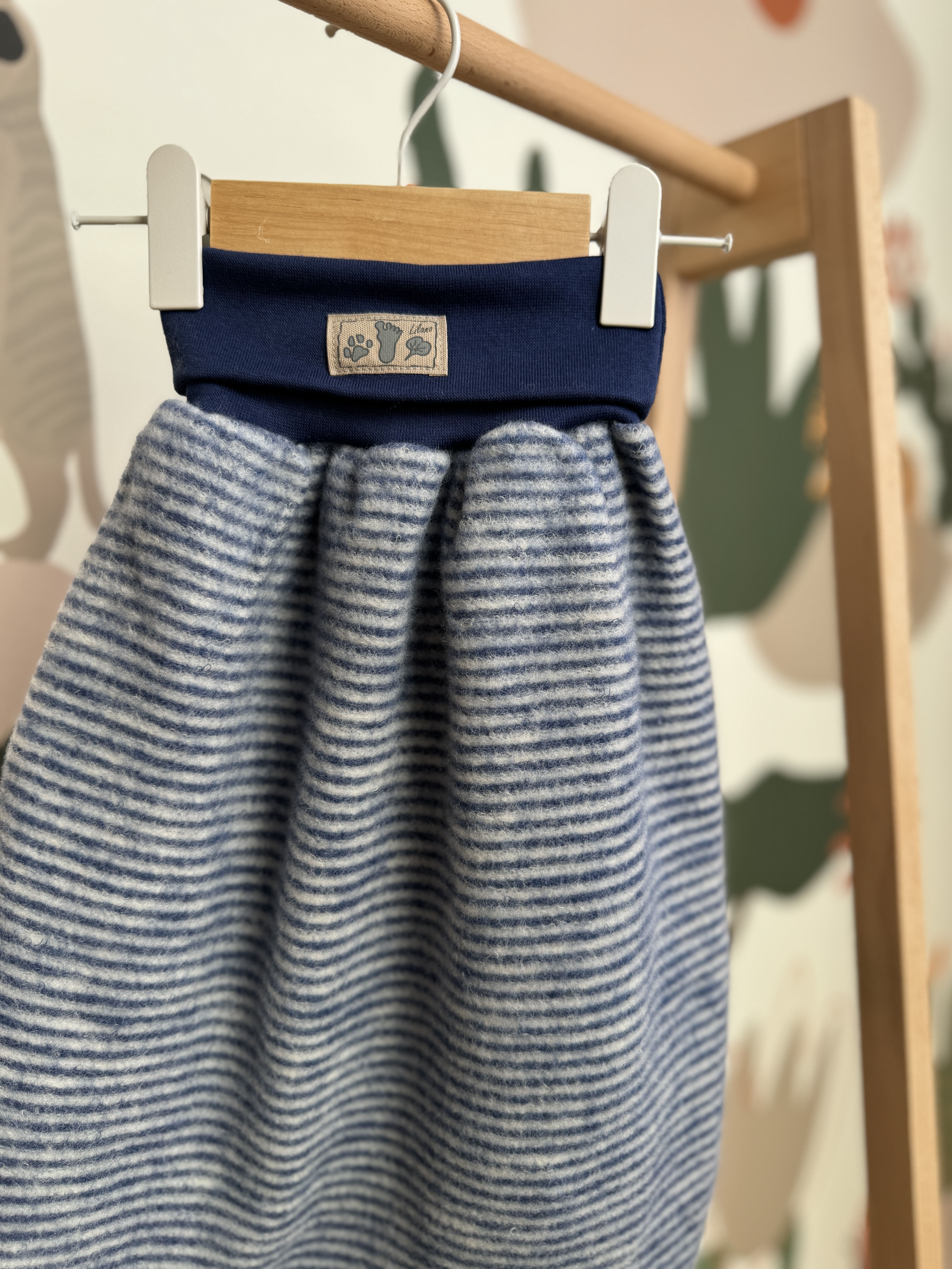 Lilano Wickelsack Wollfrotteeplüsch Ringel