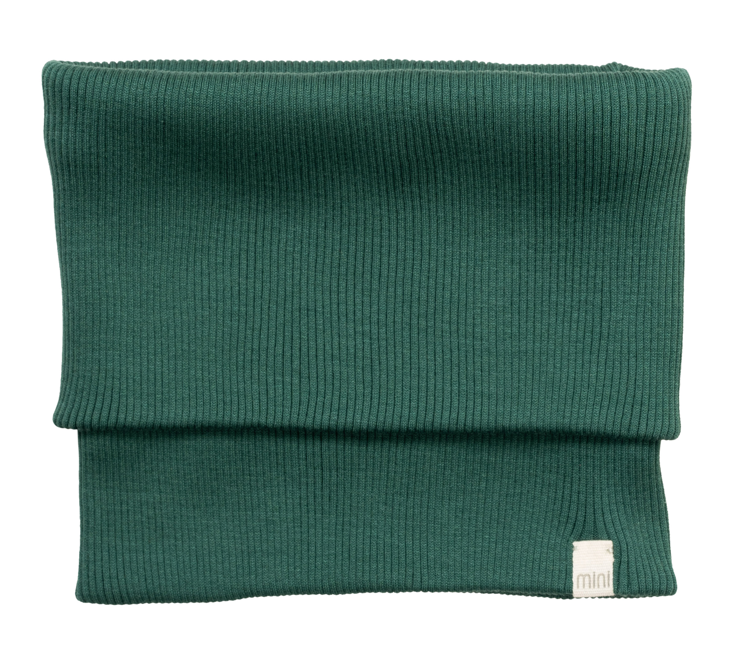 Minimalisma Schlauchschal Loop Birk Farbe Emerald Baumwolle Seide