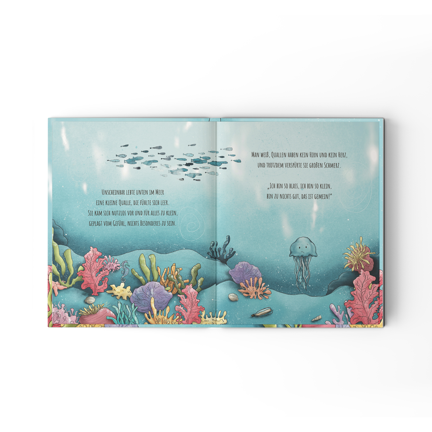 Jupitermond Verlag Kinderbuch 'Die kleine Quengel-Qualle'