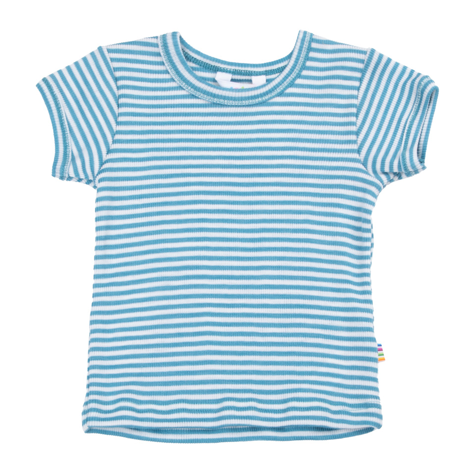 Joha Kurzarmshirt Wolle/Seide
