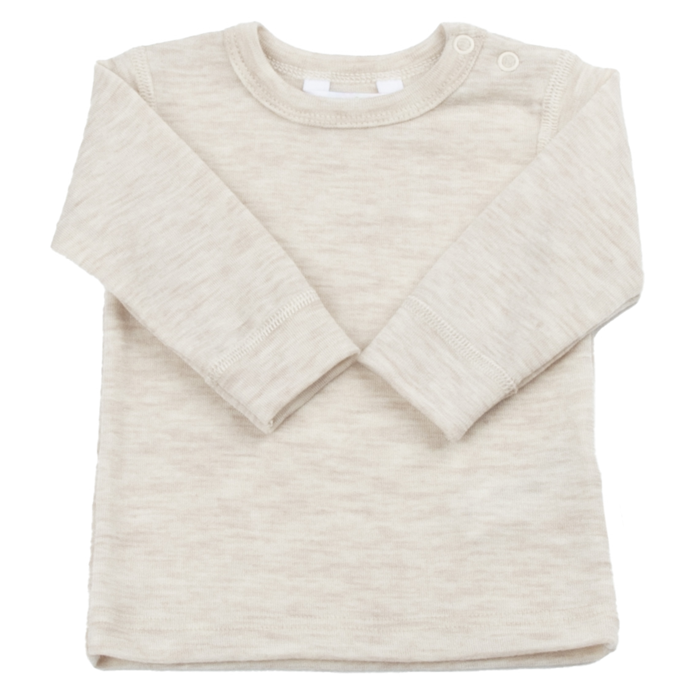 Joha Langarmshirt Wolle Merino Longsleeve Creme