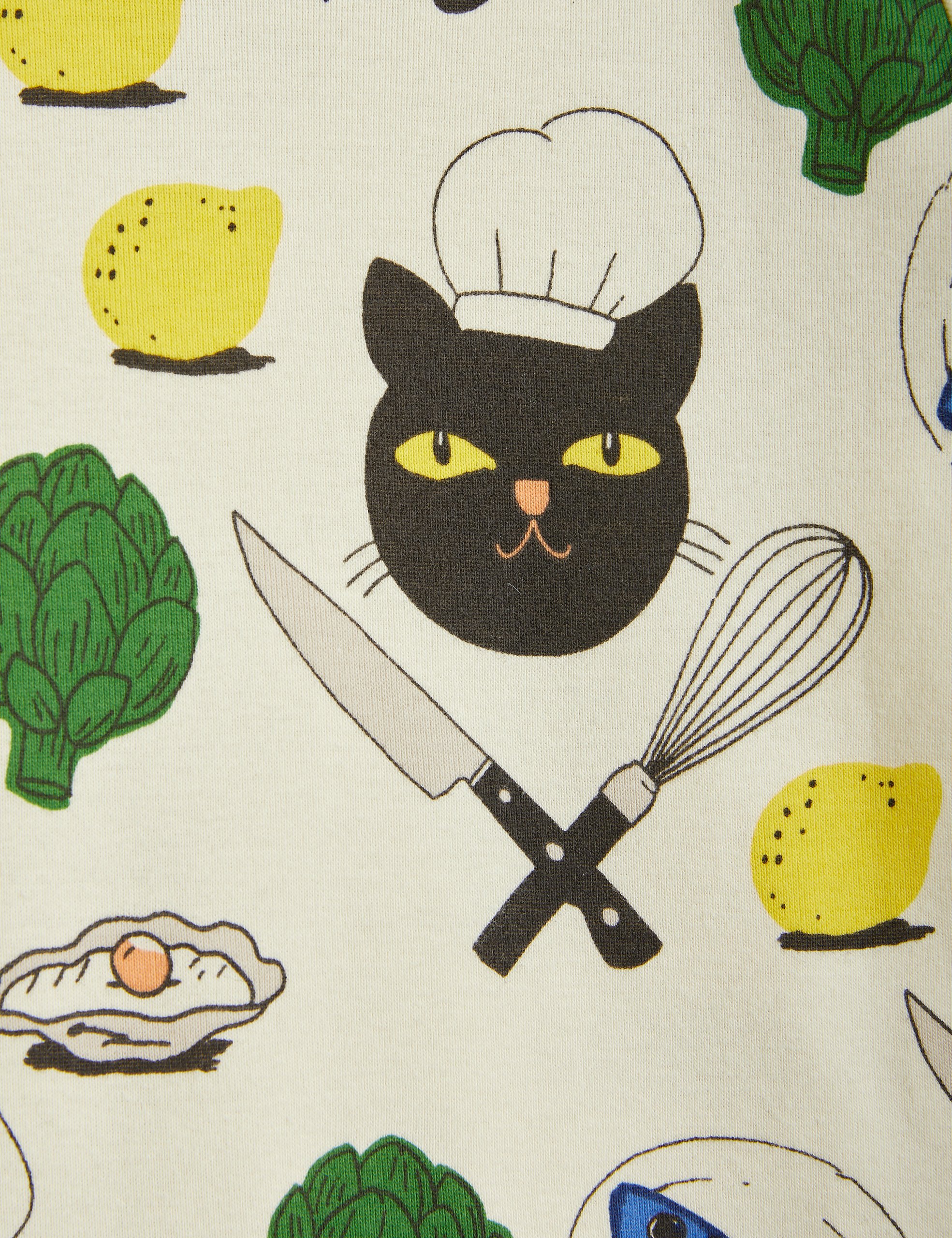 MINI RODINI Longsleeve 'Chef cat'