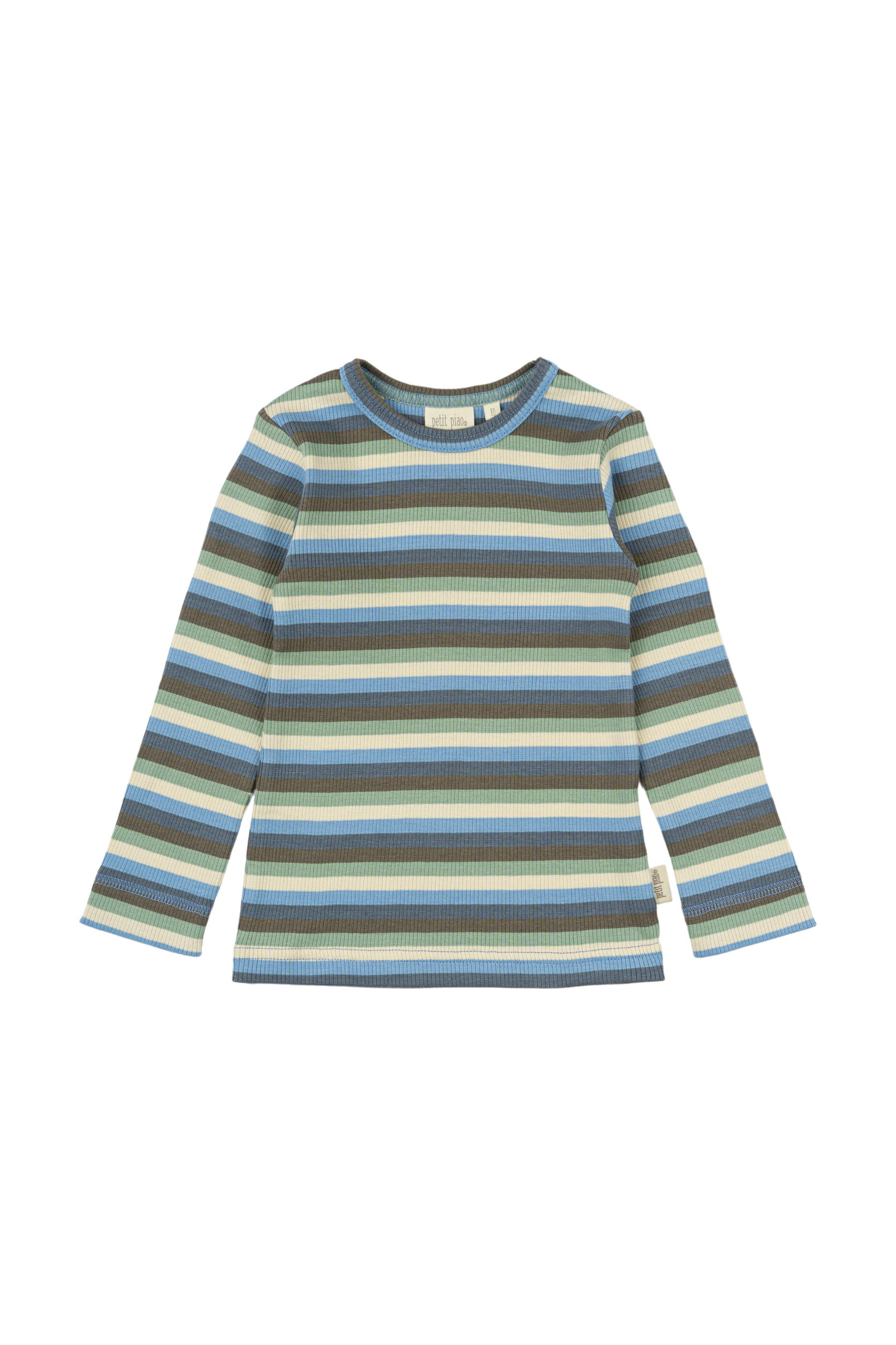 Petit Piao T-Shirt Modal gestreift Multi