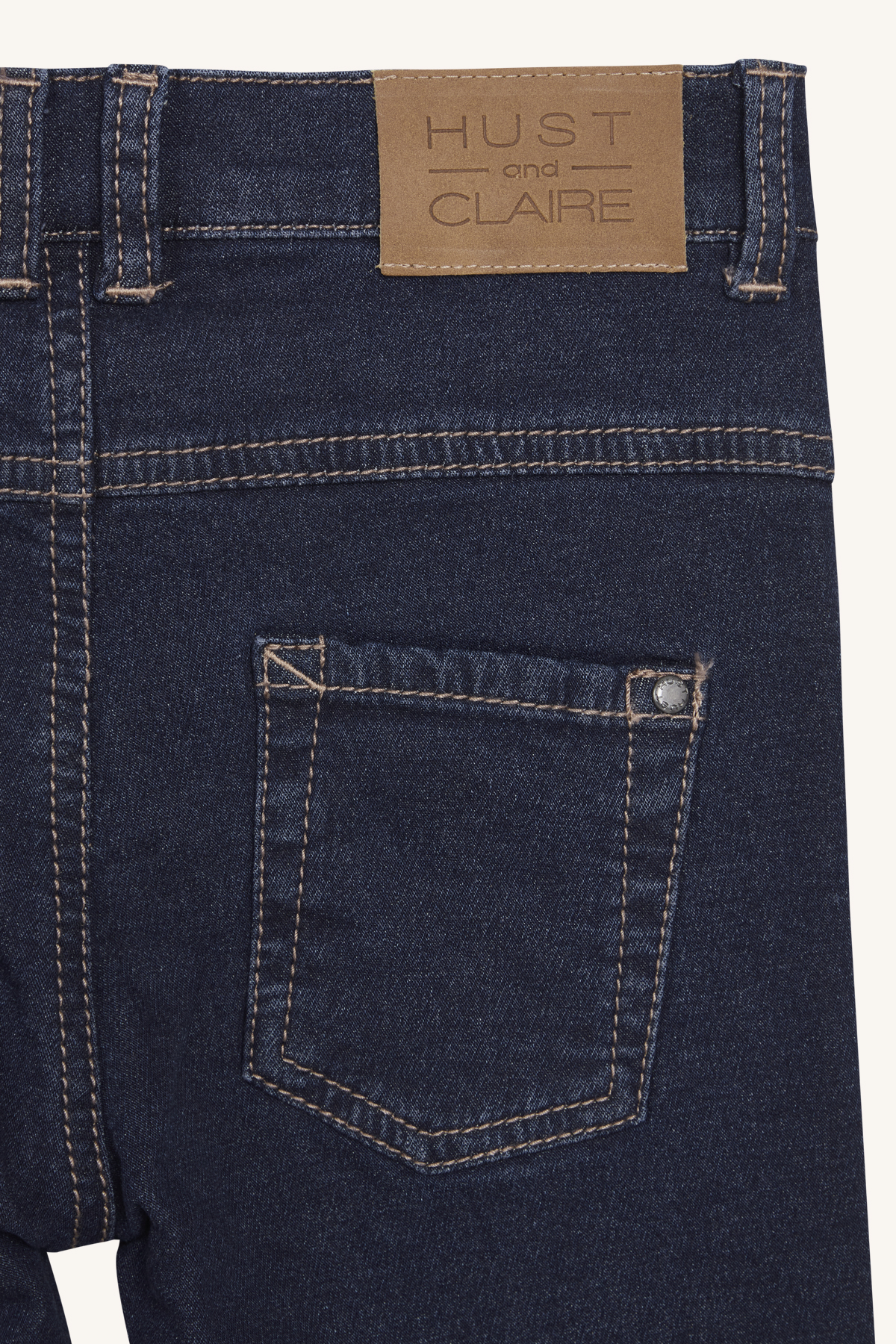 Hust and Claire Jeans Hose James Bio Baumwolle Farbe Denim Blue