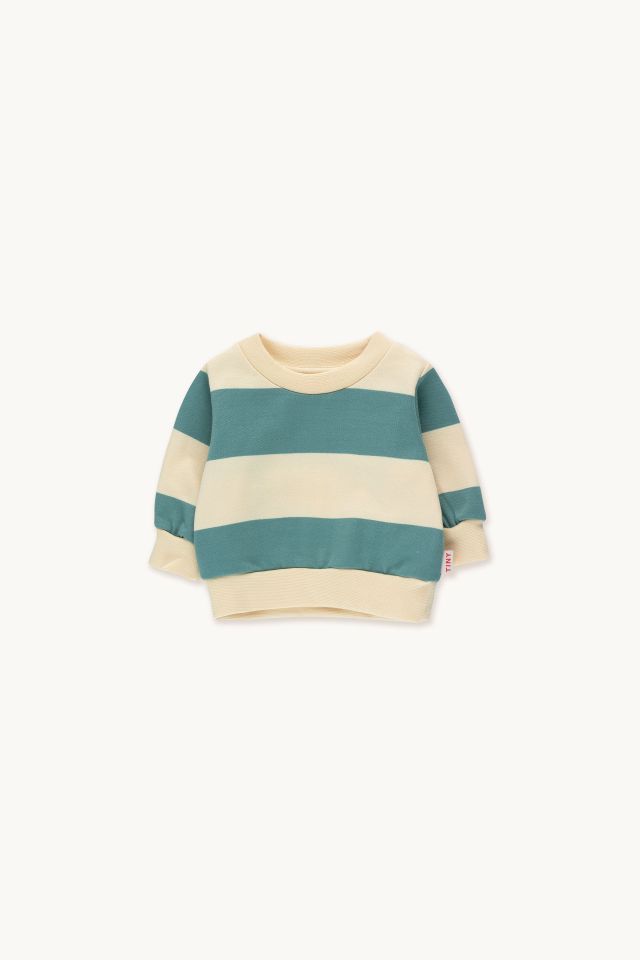 Tinycottons Baby Sweatshirt 'Big Stripes'