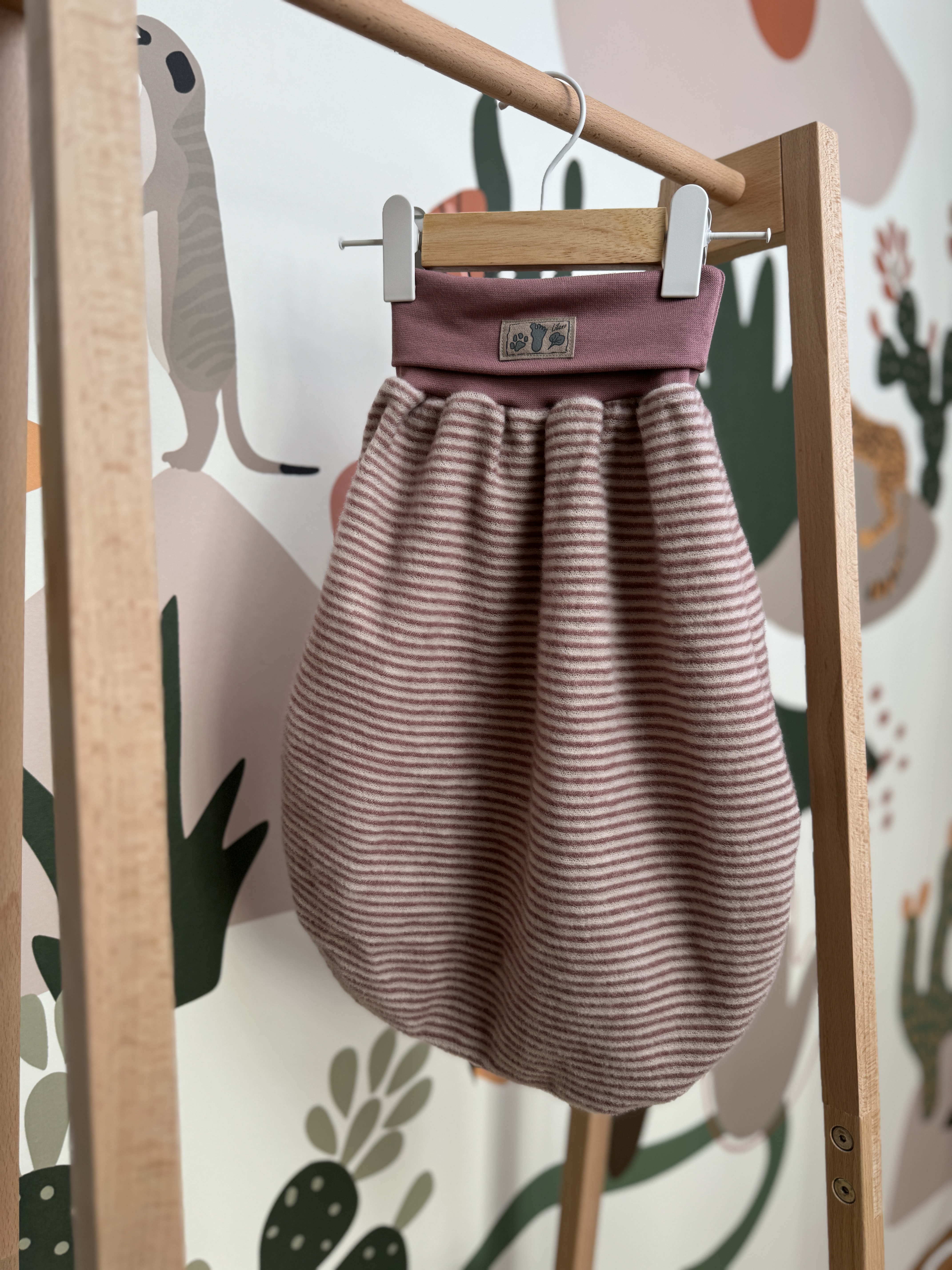 Lilano Wickelsack Wollfrotteeplüsch Ringel