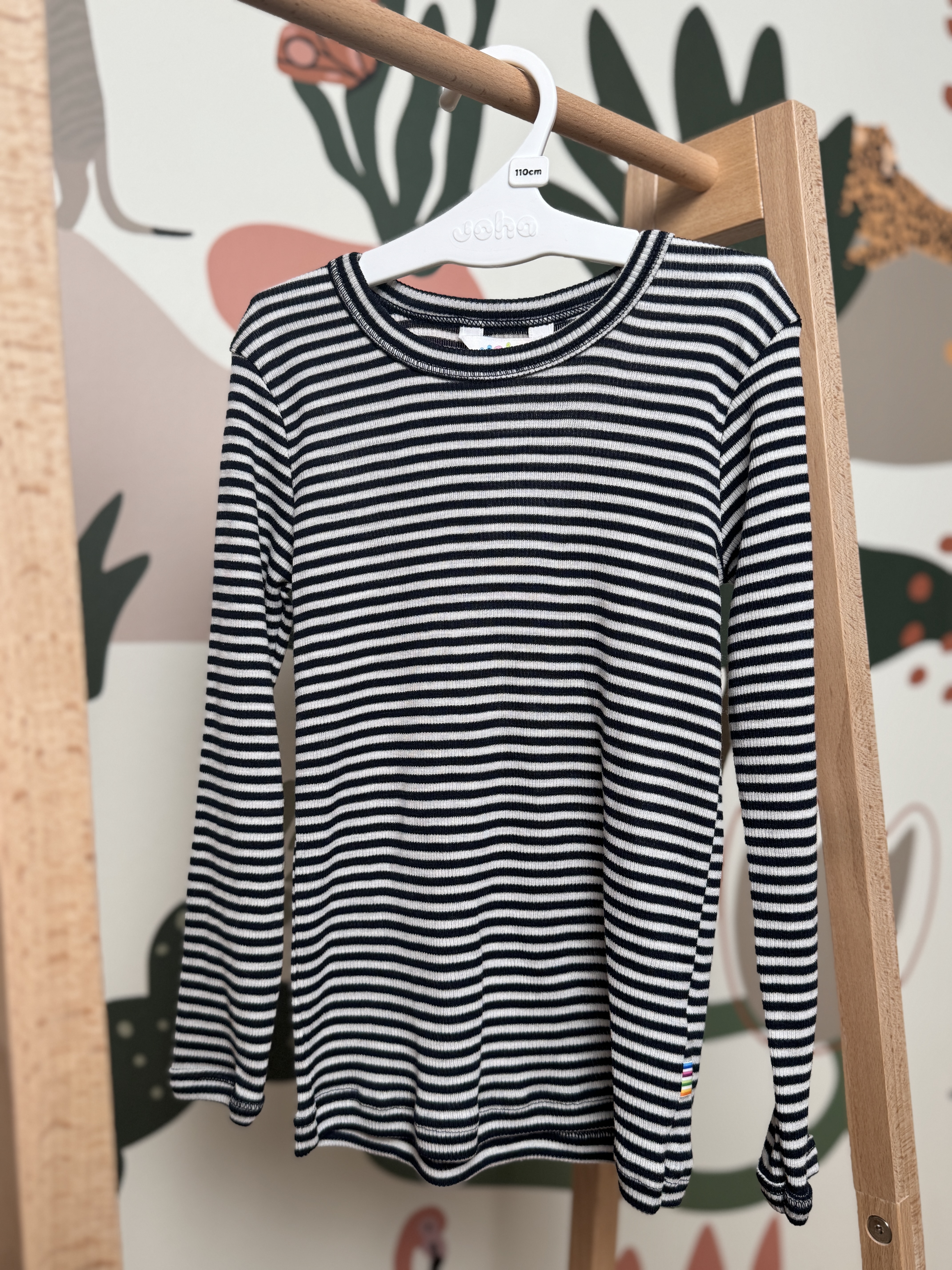 Joha Langarmshirt Wolle/Seide