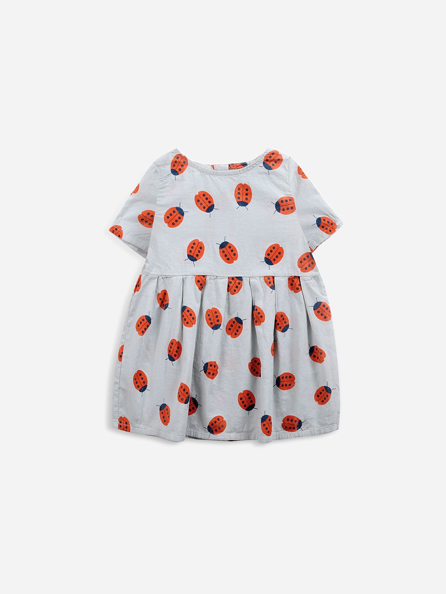 Bobo Choses Woven Dress 'Ladybug'