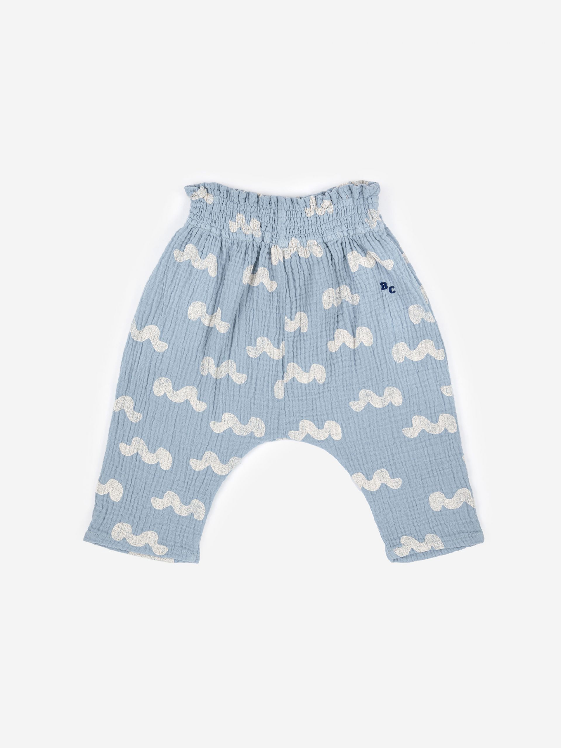 Bobo Choses Baggy Trousers 'Waves All Over'