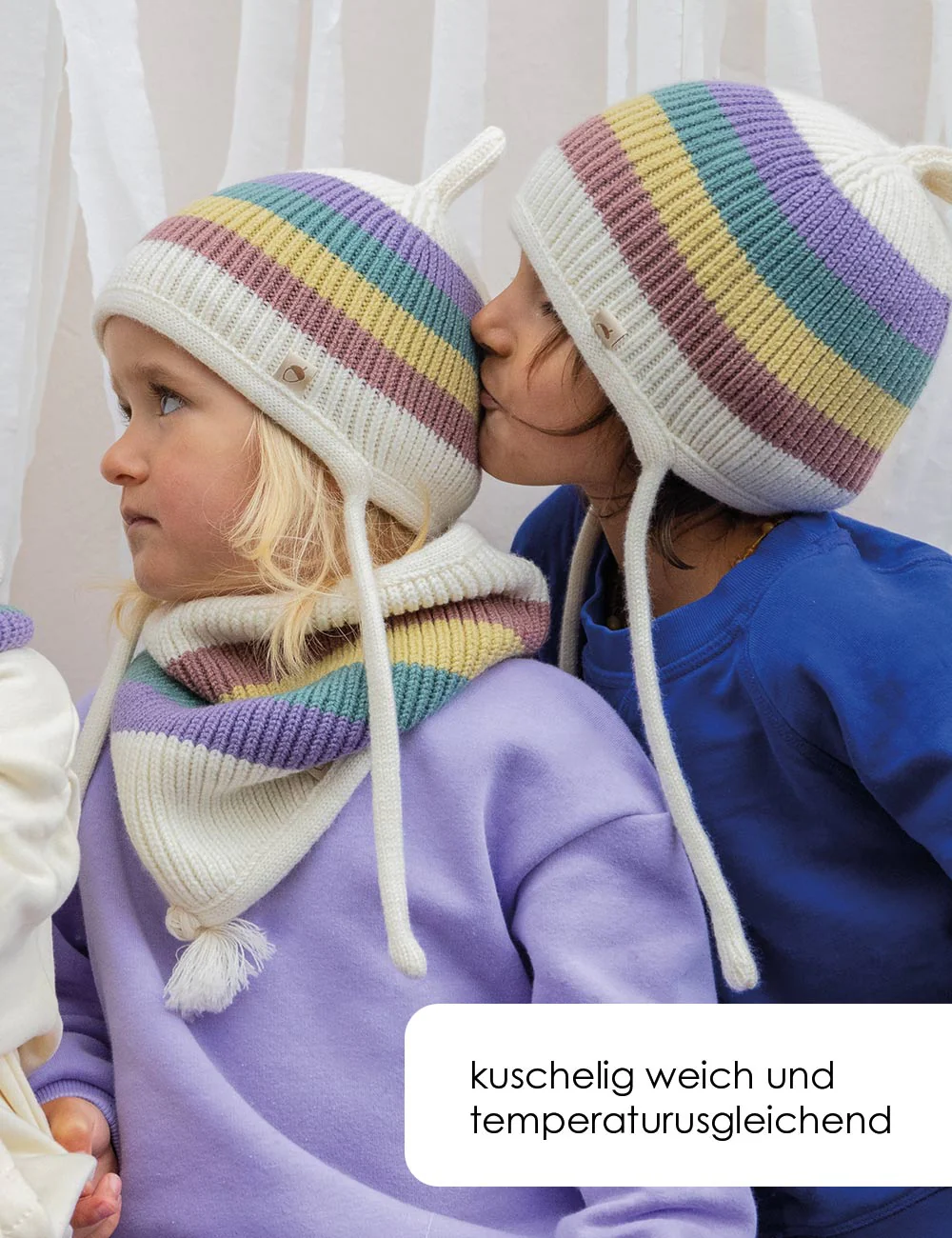 Oh Chapo Pinni Regenbogen Wolle Merino